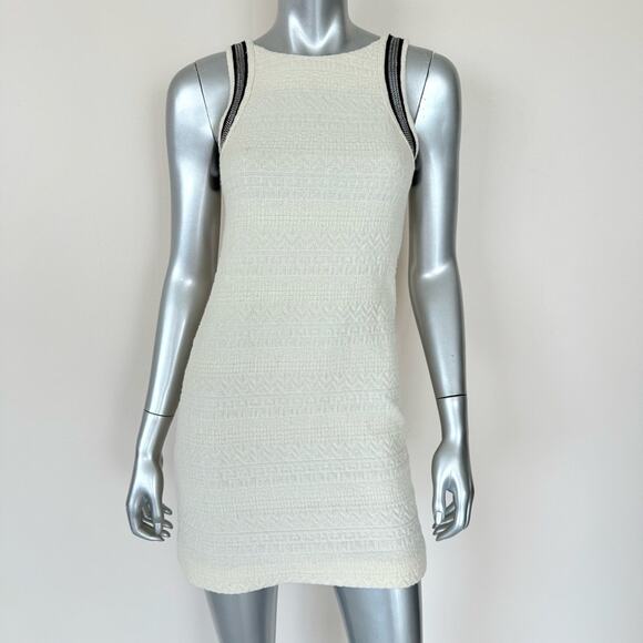 NWT!!! The Kooples women tweed white  dress size 0 or XS/S Authentic Retail 325$ - Picture 2 of 13